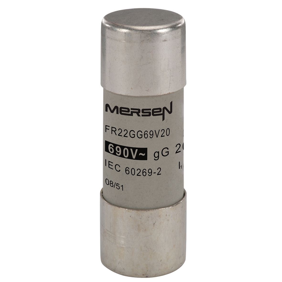 P211038 - Cylindrical fuse-link gG 690VAC 22.2x58, 20A